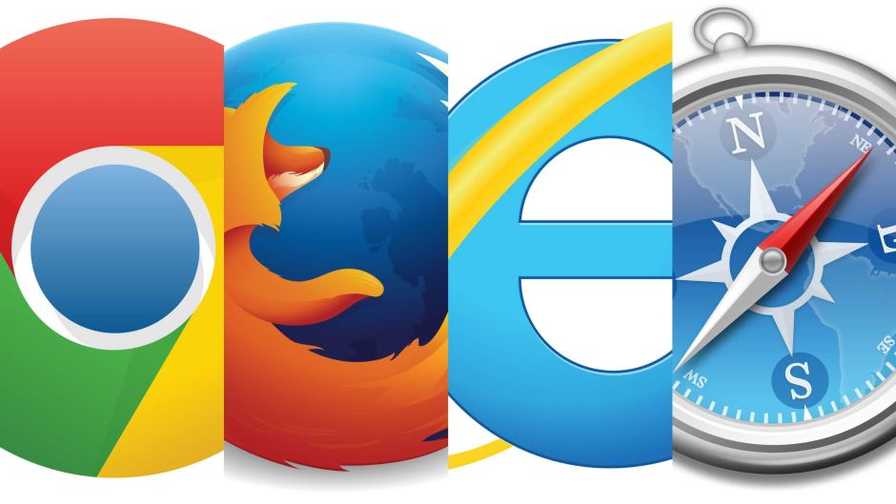 "Some old browser logos"